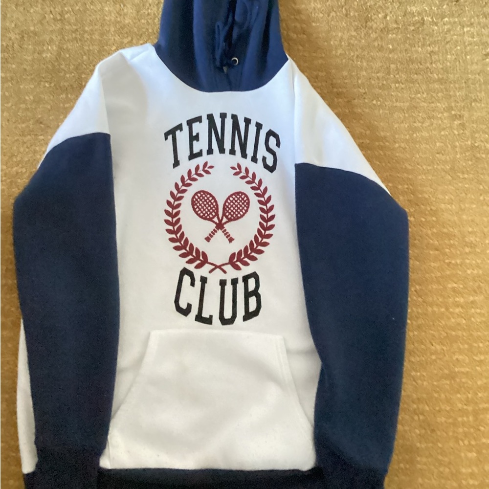 oversized tennis club hoodie